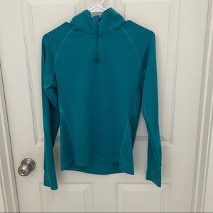 Youth quarter zip running jacket
